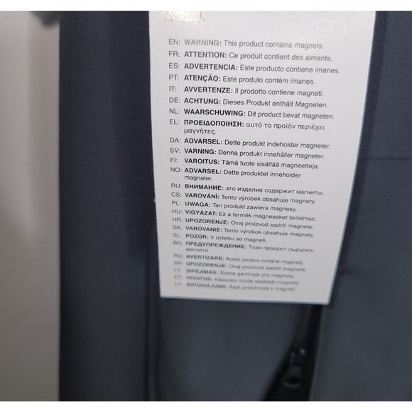 Nike Jacket Womens Size Medium Midweight Sideline Black Magnetic Pockets - Picture 6 of 12